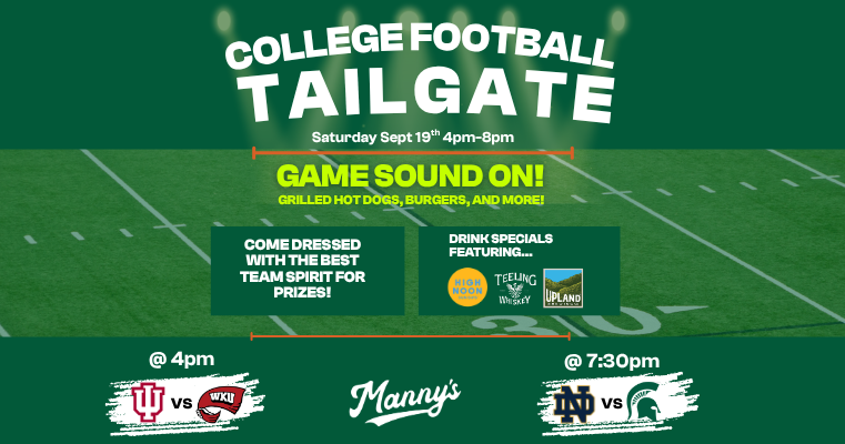 College Football Tailgate at Manny's
