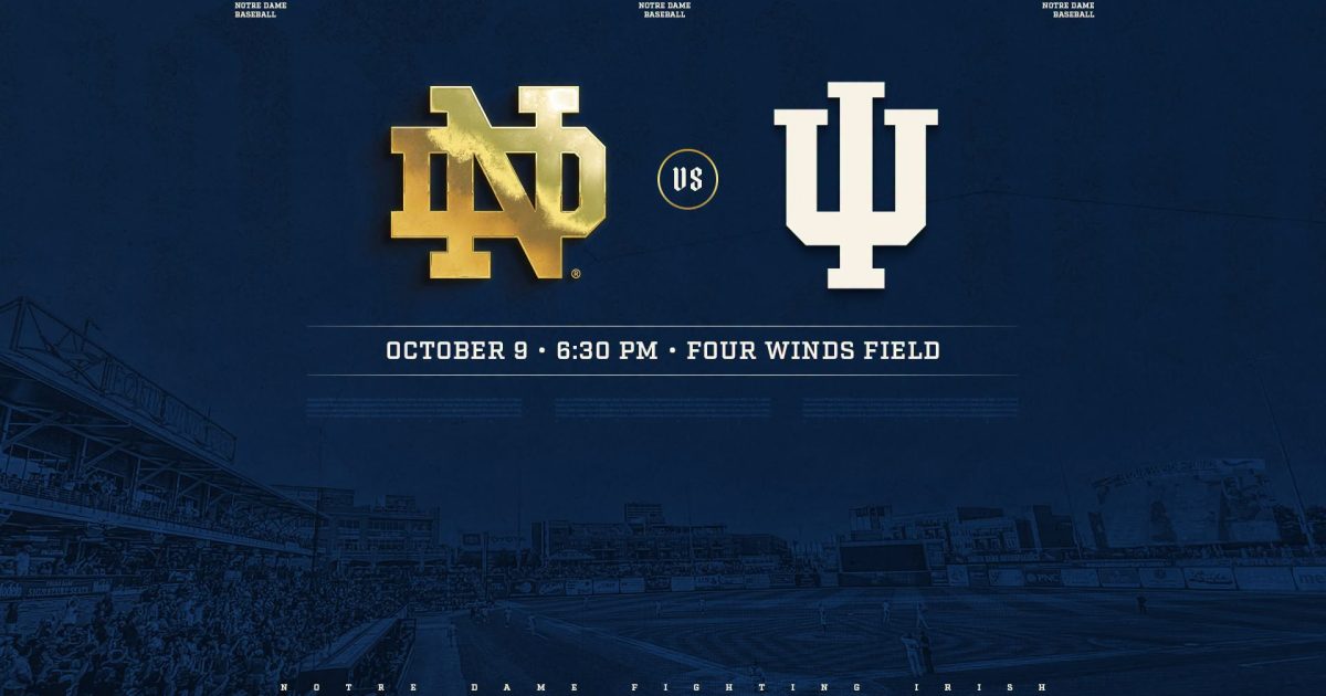 Notre Dame Baseball vs. Indiana Hoosiers