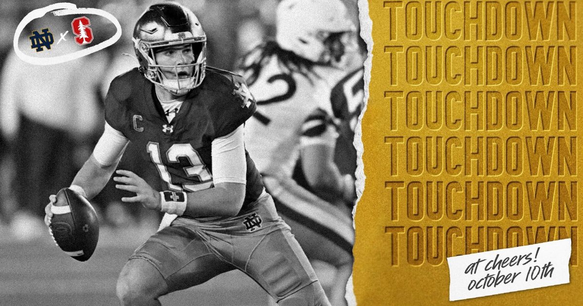 Touchdown at Cheers: Notre Dame vs. Stanford