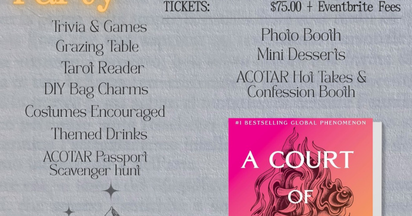 ACOTAR Midnight Release Party