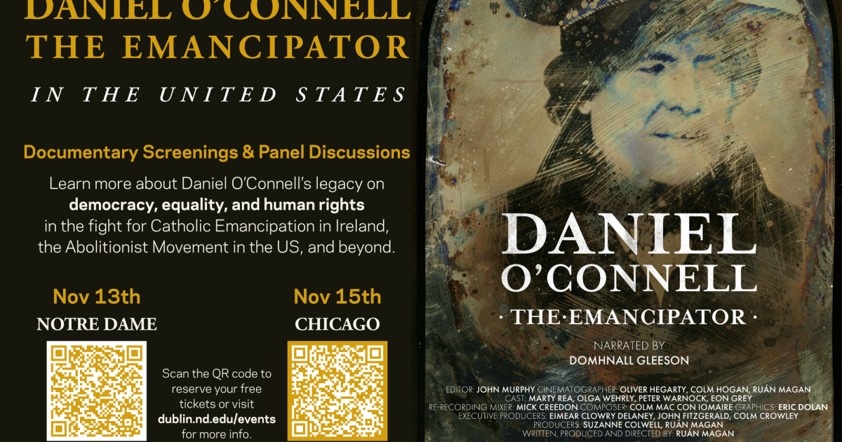 Daniel O'Connell: The Emancipator Documentary Screening